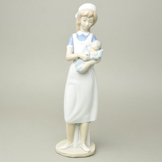 Nurse 33 cm, NAO porcelain figurines