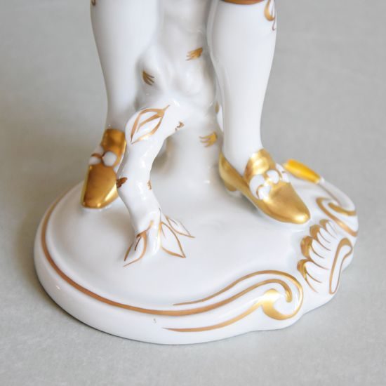 Ptáčník rokoko 12 x 10 x 26,5 cm, Purpur, Porcelánové figurky Duchcov