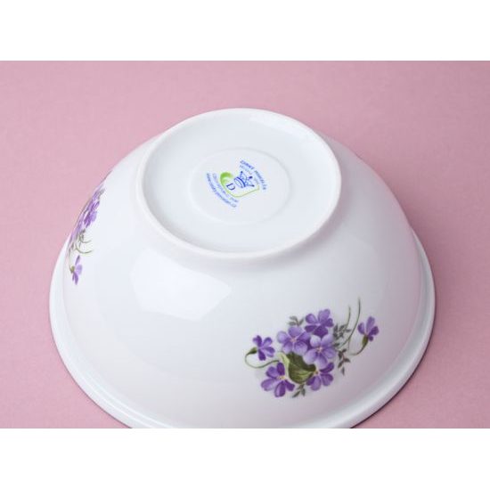 Miska BEP 16 cm, fialky, Český porcelán a.s.