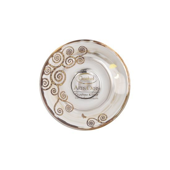 Champagne glass 100 ml The Tree of life, glass, G. Klimt, Goebel