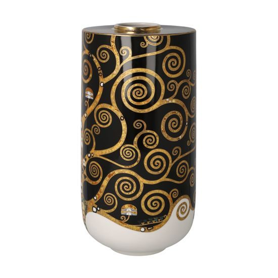 Vase Gustav Klimt - Tree of Life 12 / 12 / 25,5 cm, Porcelain, Goebel