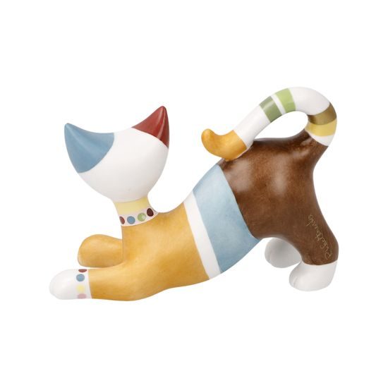 Kočka Milena, 9 / 4,5 / 6,5 cm, porcelán, R. Wachtmeister, Kočky Goebel