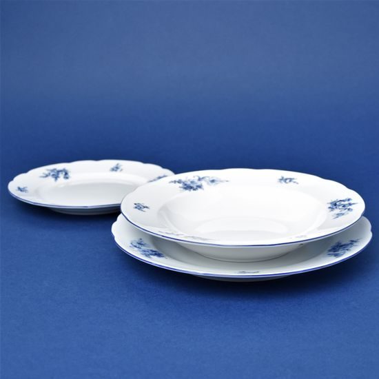 Talířová souprava pro 6 osob, Thun 1794, karlovarský porcelán, ROSE 80061