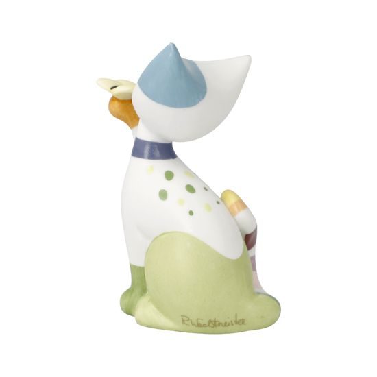 Figurine R. Wachtmeister - Cat Ilario, 3 / 5,5 / 8 cm, Porcelain, Cats Goebel