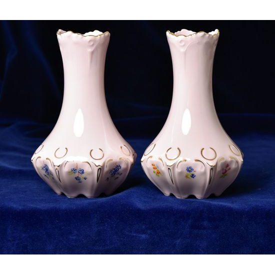 Váza 16 cm, Lenka 247p, 247, Růžový porcelán z Chodova