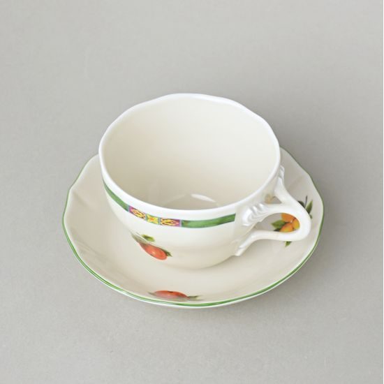 Cup and saucer B plus B 0,21 l / 14 cm for coffee, Cesky porcelan a.s.