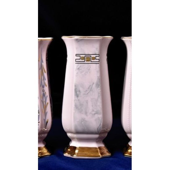 Váza 16,5 cm, Empír 513, Růžový porcelán z Chodova
