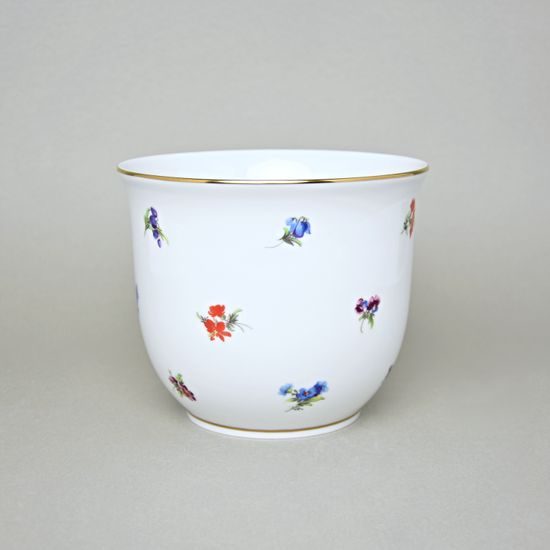Flower pot without handles, diam. 16 cm; h. 13,5 cm, Hazenka, Cesky porcelan a.s.
