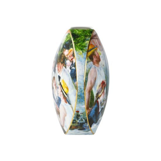 Vase Rowers breakfast 25,5 / 11 / 20, porcelain, Auguste Renoir, Goebel