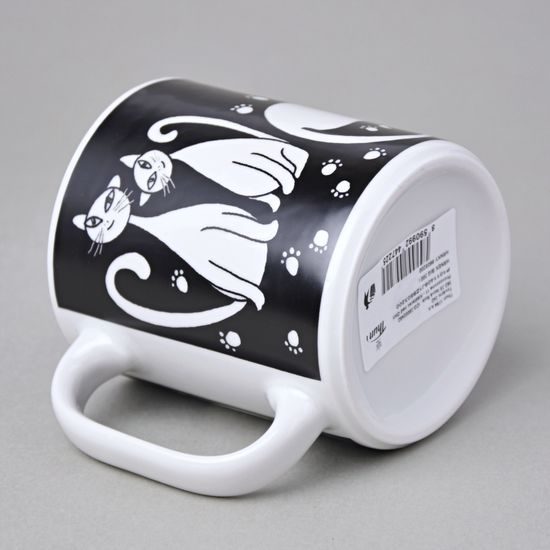 Hrnek Big 470 ml, Kočky, Thun 1794, karlovarský porcelán