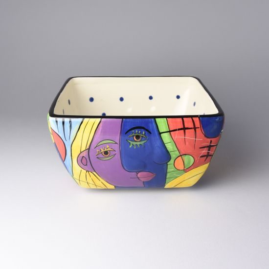 Bowl 17 x 7 cm, French ceramics Muzeum