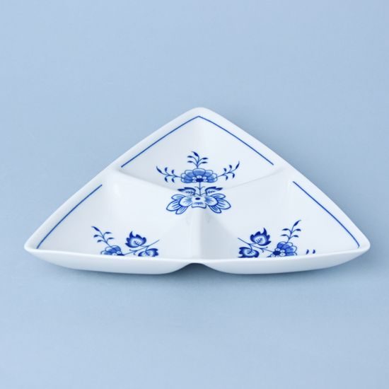 Dish Trina 3-compartament small, 20,5 x 20,5 x 20,5 cm, Original Blue Onion Pattern