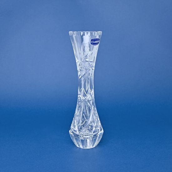 Křišťálová váza broušená úzká, Větrník, 255 mm, GLASSPO