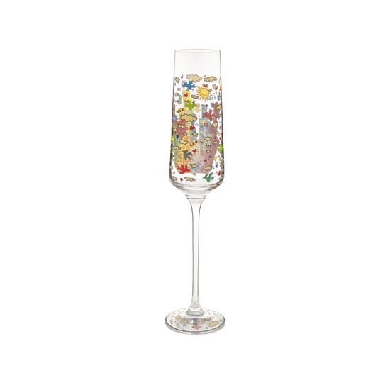 Champagne glass My NYC Day 200ml, glass, J. Rizzi, Goebel