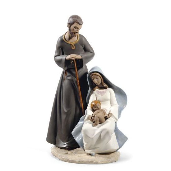 The Holy family, 37 x 22 cm, NAO Porcelain Figures