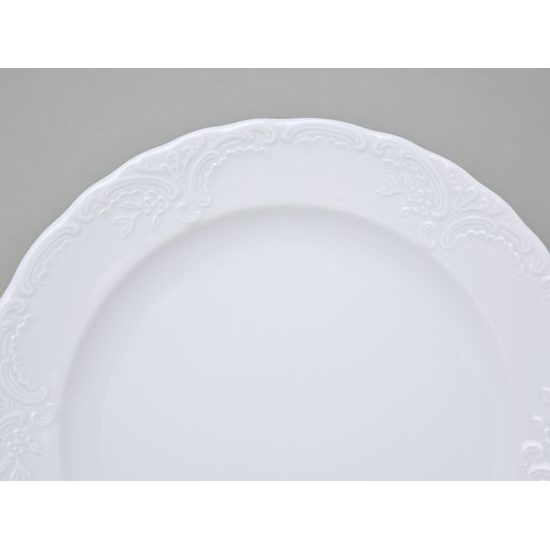 Plate dining 24 cm, Opera white, Cesky porcelan a.s.