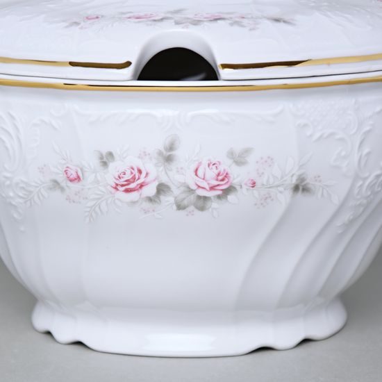 Zlatá linka: Mísa polévková 2,5 l, Thun 1794, karlovarský porcelán, BERNADOTTE