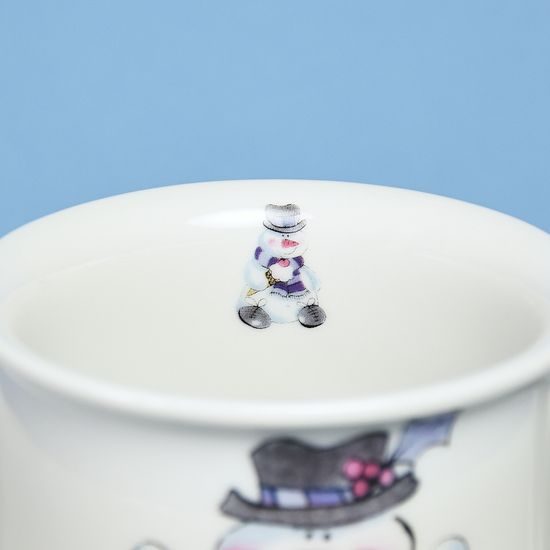 Dětská sada Sněhulák, 3ks, Český porcelán.