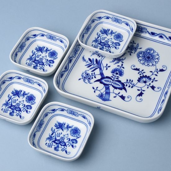 5 pcs. set of AERO bowls, Original Blue Onion pattern