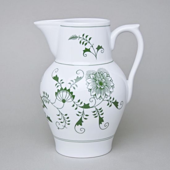 Džbán vysoký 1,5 l, zelený cibulák, Český porcelán a.s.