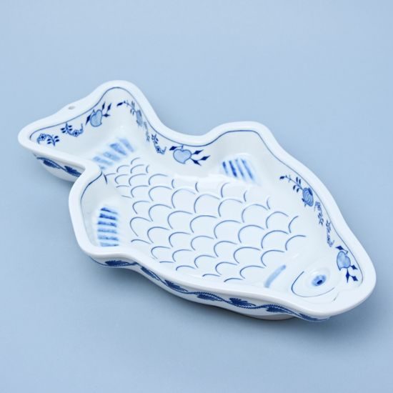 Baking form Carp 39,6 x 23,6 x 5,6 cm, Original Blue Onion pattern