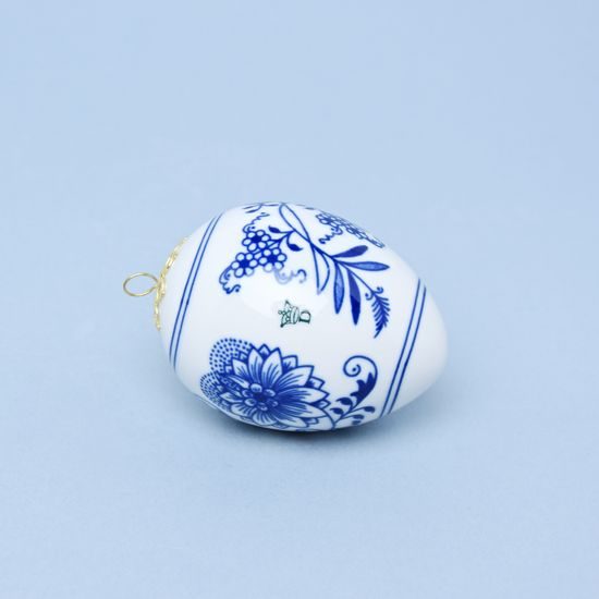 Eastern Egg 5,6 x 7,5 cm, Original Blue Onion Pattern