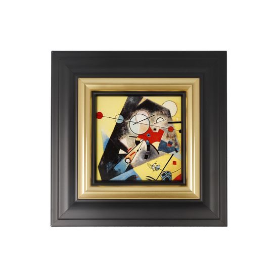 Picture Quiet Harmony 18.5 / 3 / 18.5cm, porcelain, W. Kandinsky, Goebel