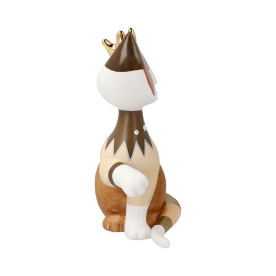Kočka Gina la principessa, 9 / 5 / 12 cm, biskvitový porcelán, R. Wachtmeister, Goebel