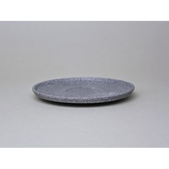 Podšálek 16 cm k šálkům 180ml a 250 ml, Granit raw, Benedikt
