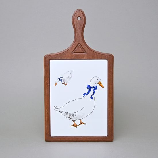 Board decorative wall 31 x 17 cm, Goose