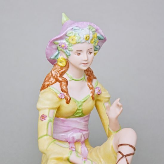 Fairy Velenka 14,5 x 13 x 17 cm, Saxe, Porcelain Figures Duchcov