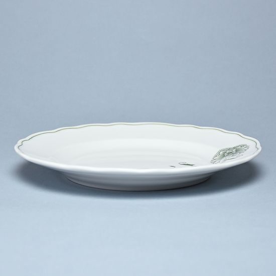 Plate dessert 19 cm, ECO green onion