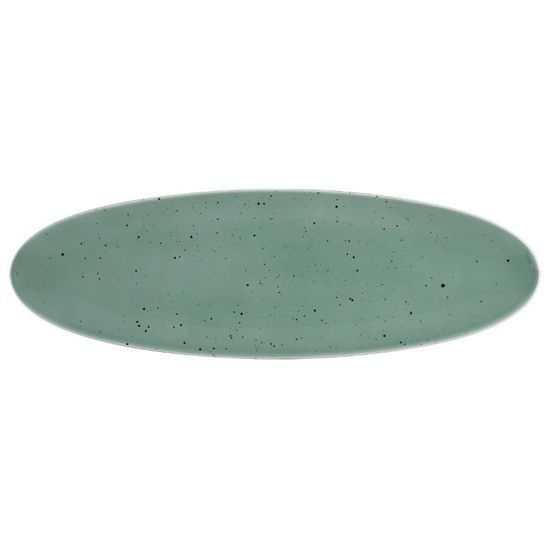 Platter oval 35 x 11 cm, Life Petrol 57011, Seltmann Porcelain