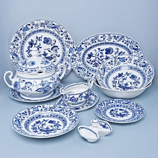 Blue Onion pattern: Dining Set for 6 pers., Leander Loučky