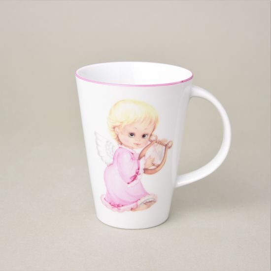 Mug Monza 0,35 l - Rose Angel, 12 cm, Český porcelán a.s.