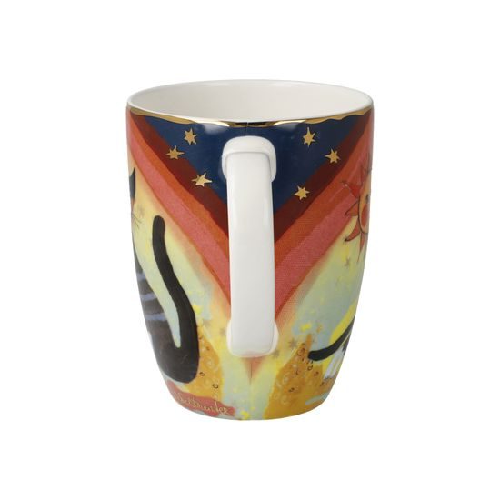 Hrnek 400 ml, Gatti in autunno 12,5 / 9 / 11 cm, jemný kostní porcelán, Goebel