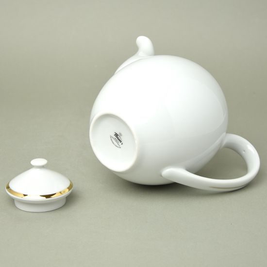 Opal gold: Coffee pot 800 ml, Thun 1794, karlovarský porcelán