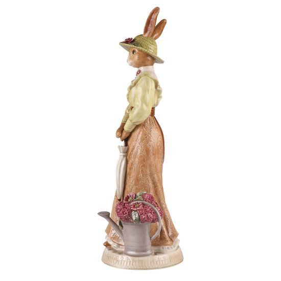 Figurine Mrs. Rabbit 18.5 / 16.5 / 50cm, stoneware, Goebel