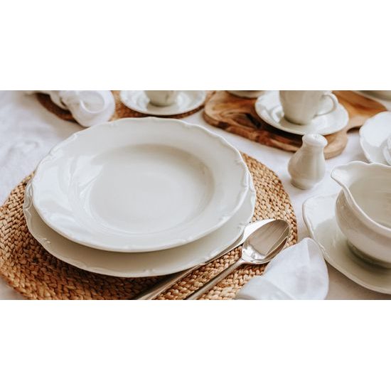 Talíř mělký jídelní 27 cm, Verona Ivory, G. Benedikt