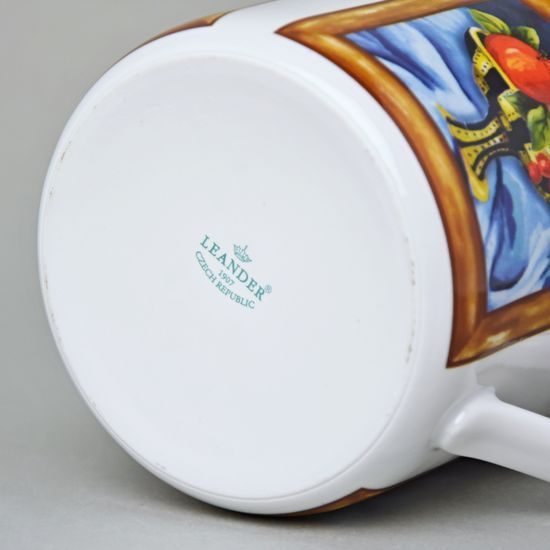 Hrnek vařák obří, Obraz - mísa ovoce, 0,7 l, Leander Loučky