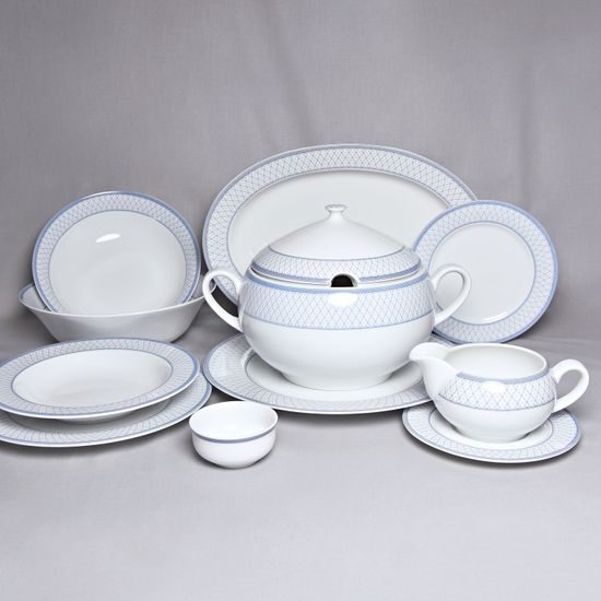 Dining set for 6 pers., Thun 1794 Carlsbad porcelain, Opal 80144