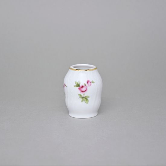 Dose for toothpicks, Thun 1794 Carlsbad Porcelain, BERNADOTTE Meissen Rose