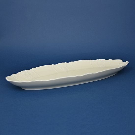 Dish for fish 52 cm, Thun 1794 Carlsbad porcelain, BERNADOTTE ivory