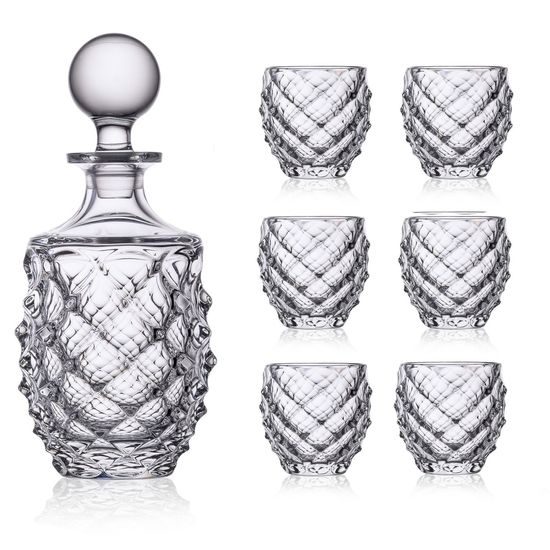 Křišťálový whisky set Morris 1+6, Aurum Crystal