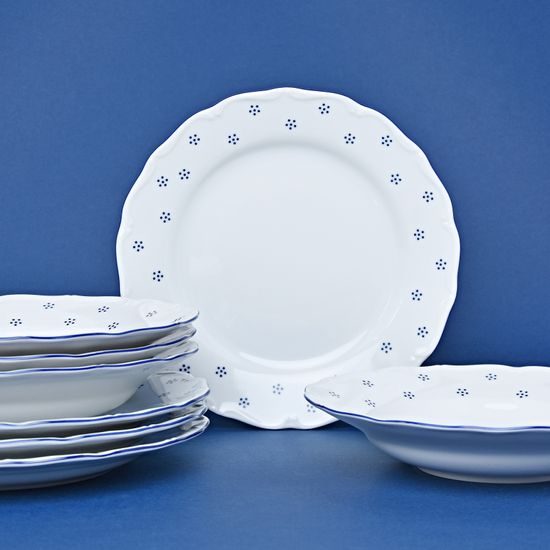 Plate set 8 pcs., Verona Valbella, G. Benedikt 1882