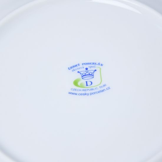 Plate deep 24 cm, Cesky porcelain, Goose