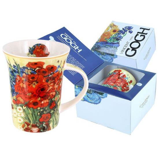 Mug 350 ml, Vincent van Gogh, Poppies, porcelain Carmani