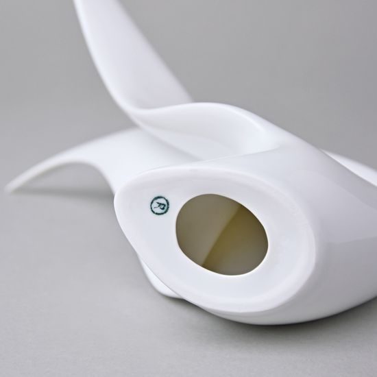 Labuť 18 x 13,5 x 17,3 cm, bílé, Porcelánové figurky Duchcov