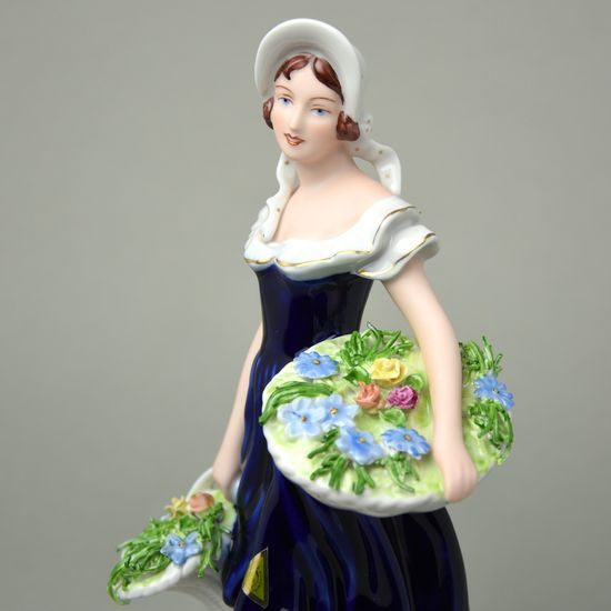 Zahradnice 27 cm, ISIS, Porcelánové figurky Duchcov