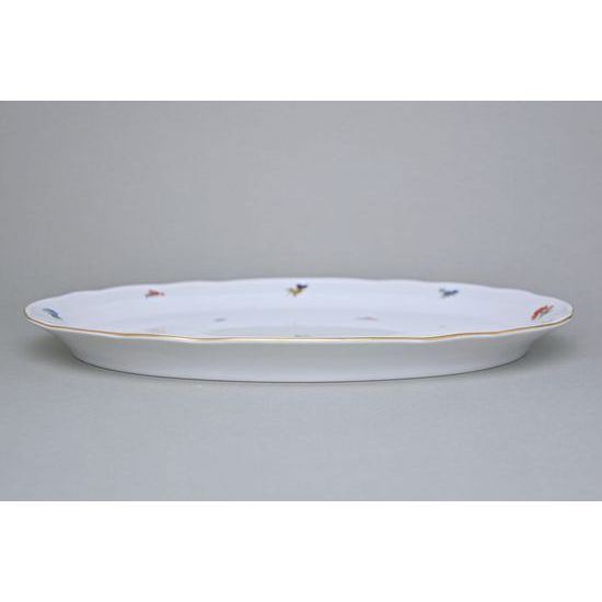Talíř oválný 35 cm, Rakouská házenka, Český porcelán a.s.